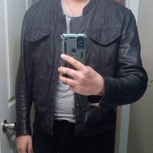 Dayton Boots Authentic Canada Made Leather Motorcycle Jacket